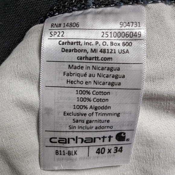 Carhartt B11 work pants - Picture 5 of 6